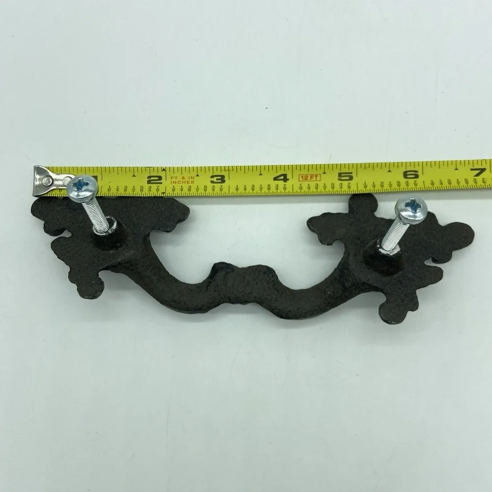 Wrought Iron Cabinet Handles 6.75